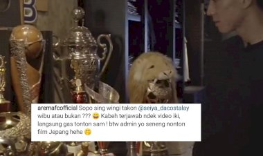 Ngaku Penggila Film Jepang Membuat  Admin Sosmed Klub Sultan Arema FC Dihujat Netizen