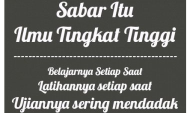 SABAR…….PAGEBLUG BELUM USAI