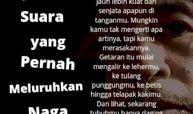 Tentang Suara yang pernah Meluruhkan Naga