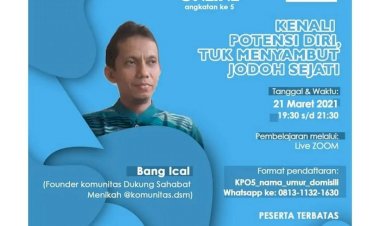 Kenali Potensi Diri, Tuk Menyambut Jodoh Sejati